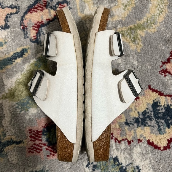 White Arizona Birkenstocks - Picture 3 of 4